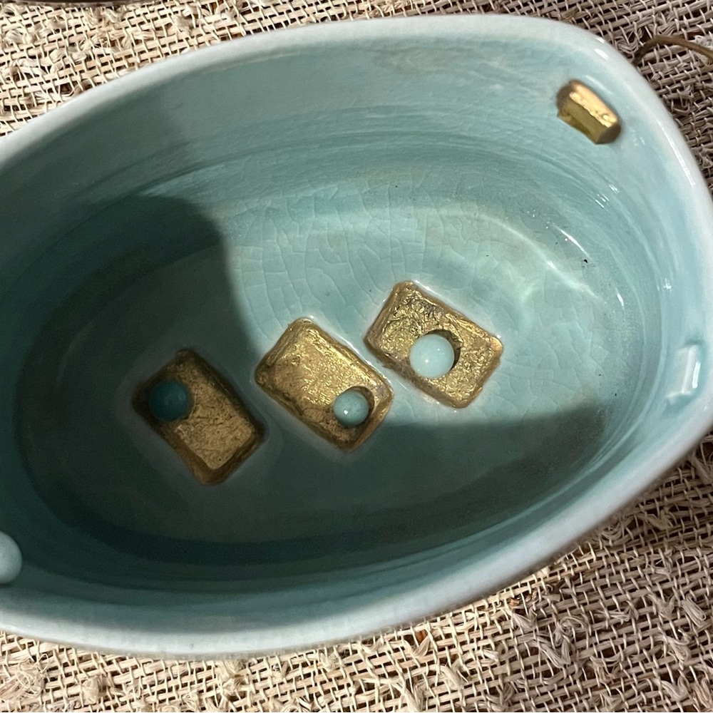 Unique One of a Kind Art Sculpture Ceramic Bowl Signed MC - Picture 10 of 14